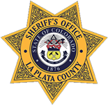 La Plata County Sheriff's Office badge in shape of a star